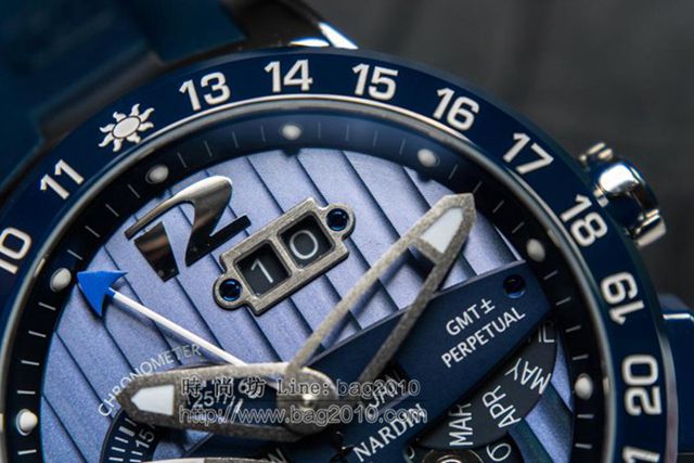 Ulysse Nardin手錶 航海世家 Black Toro萬年曆腕表 雅典萬年曆機械男表 雅典高端男士腕表  hds1282